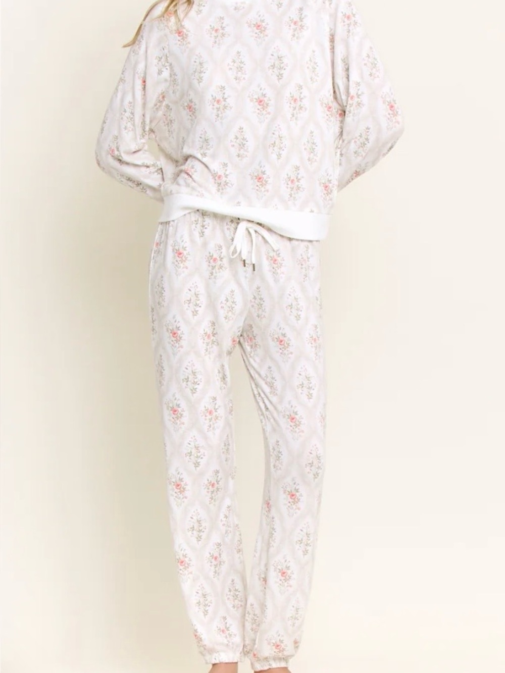 NWT HONEYDEW Star Seeker Long Set in Ornate Rose in XL